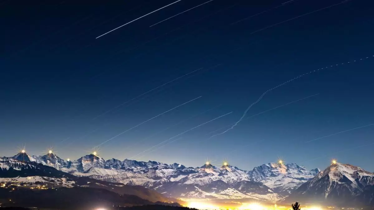 Winterbeleuchtung-berge